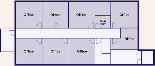 Hockessin Ponds Studios - Workspace Second Floor Plan