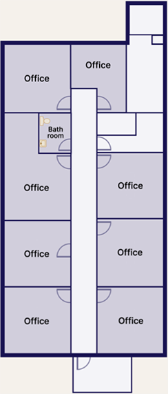 Hockessin Ponds Studios - Workspace Second Floor Plan